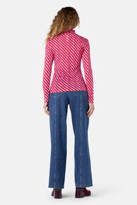 Gorman - Wavy Days Merino Polo - pink