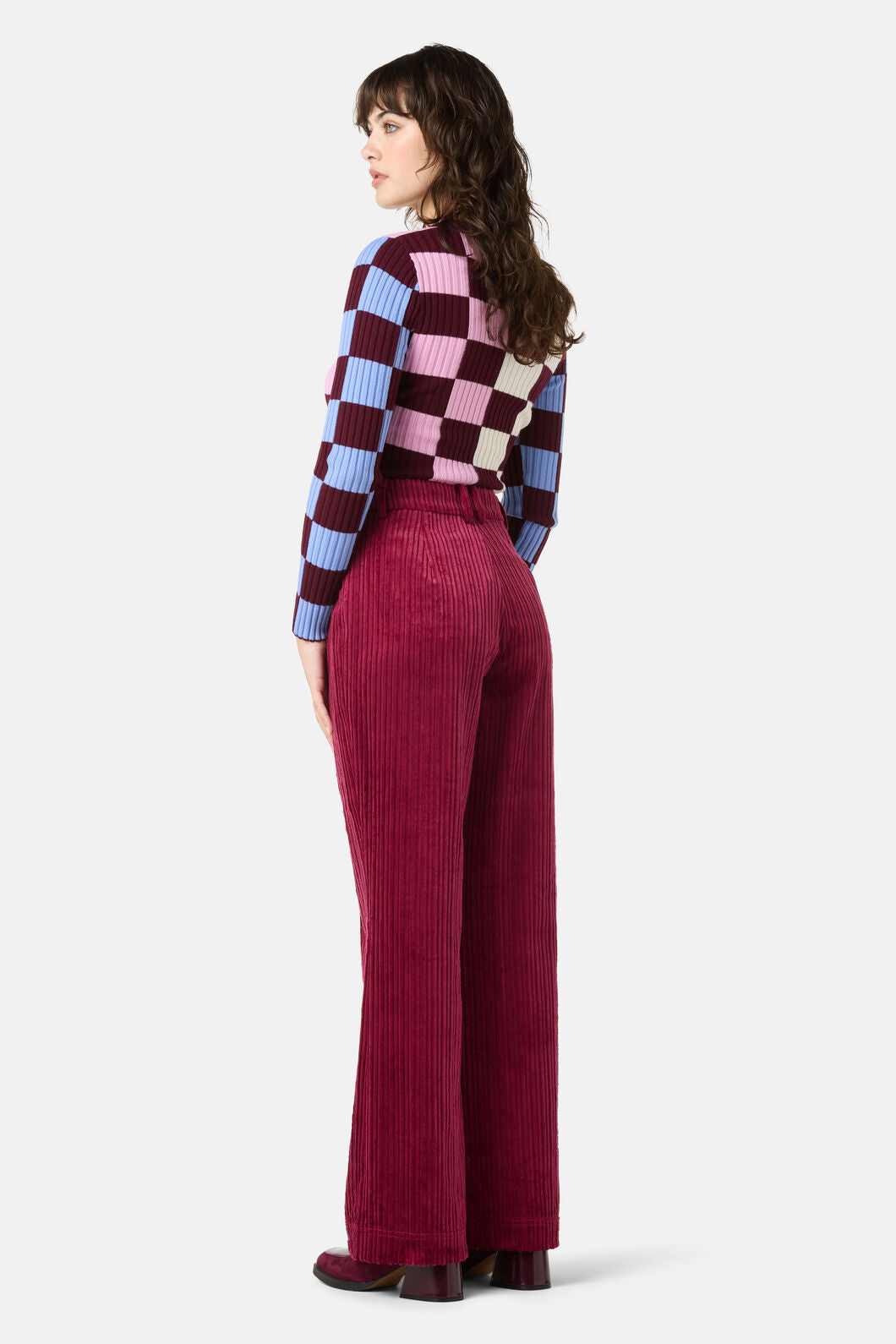 Gorman - Pesto Chilli Cord Pant - burgundy