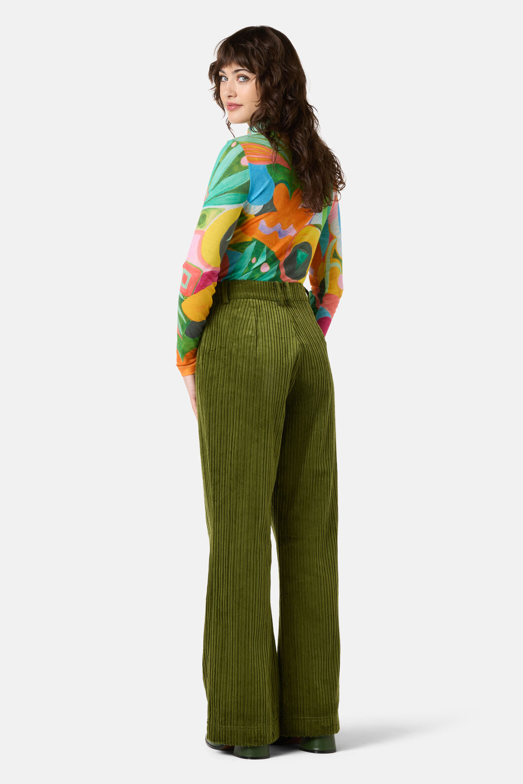 Gorman - Pesto Chilli Cord Pant - green