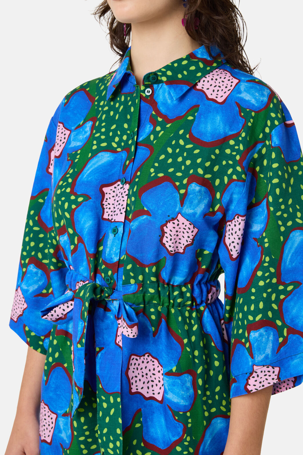Gorman - Seedlings Kimono Dress - print