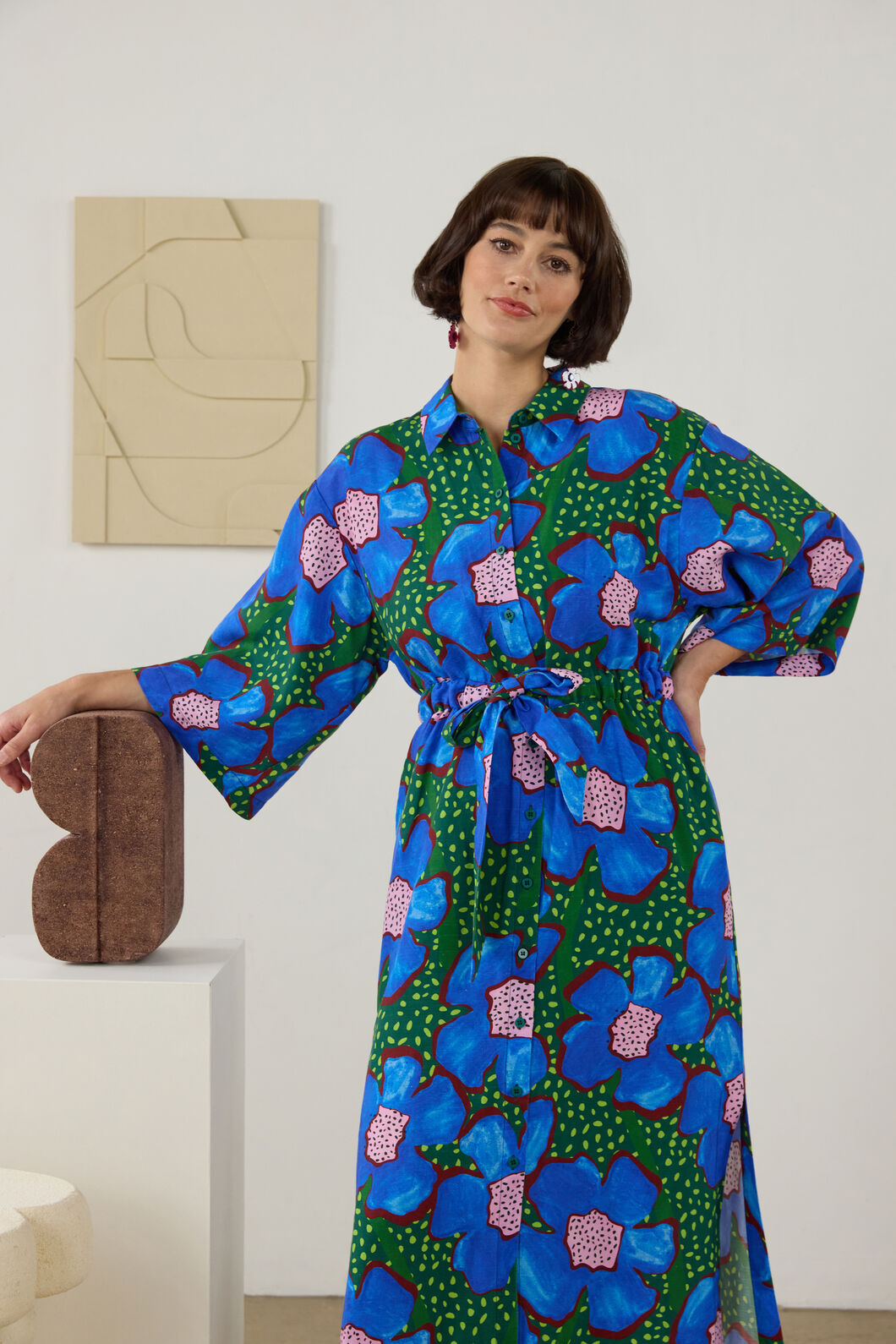 Gorman - Seedlings Kimono Dress - print