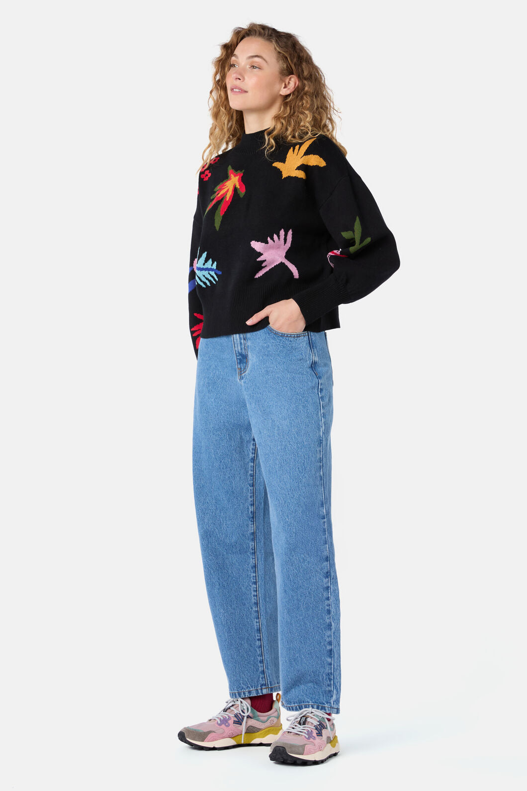 Gorman - Night Garden Motif Jumper - black