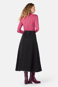 Gorman - Whitney Denim Midi Skirt - grey