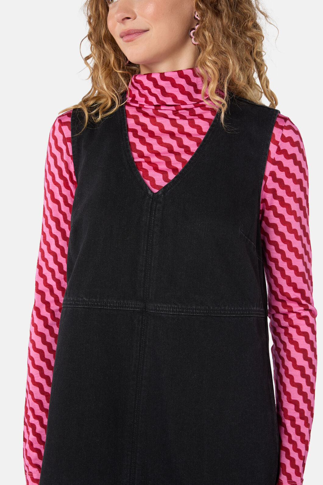 Gorman - Whitney Denim Pinafore - grey