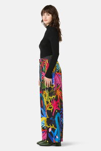 Gorman - Night Garden Wide Pant - print