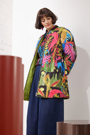 Gorman - Night Garden Quilted Coat - print