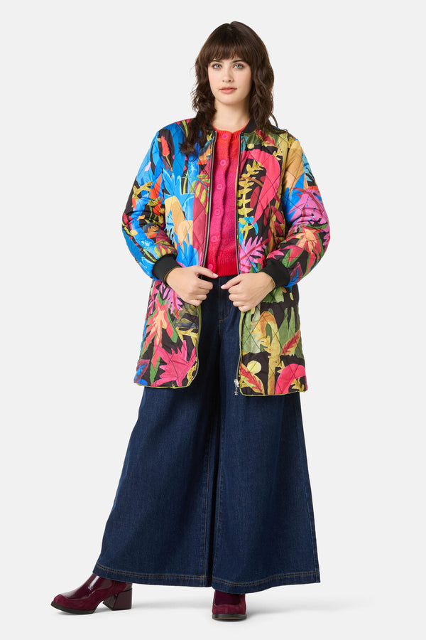 Gorman - Night Garden Quilted Coat - print