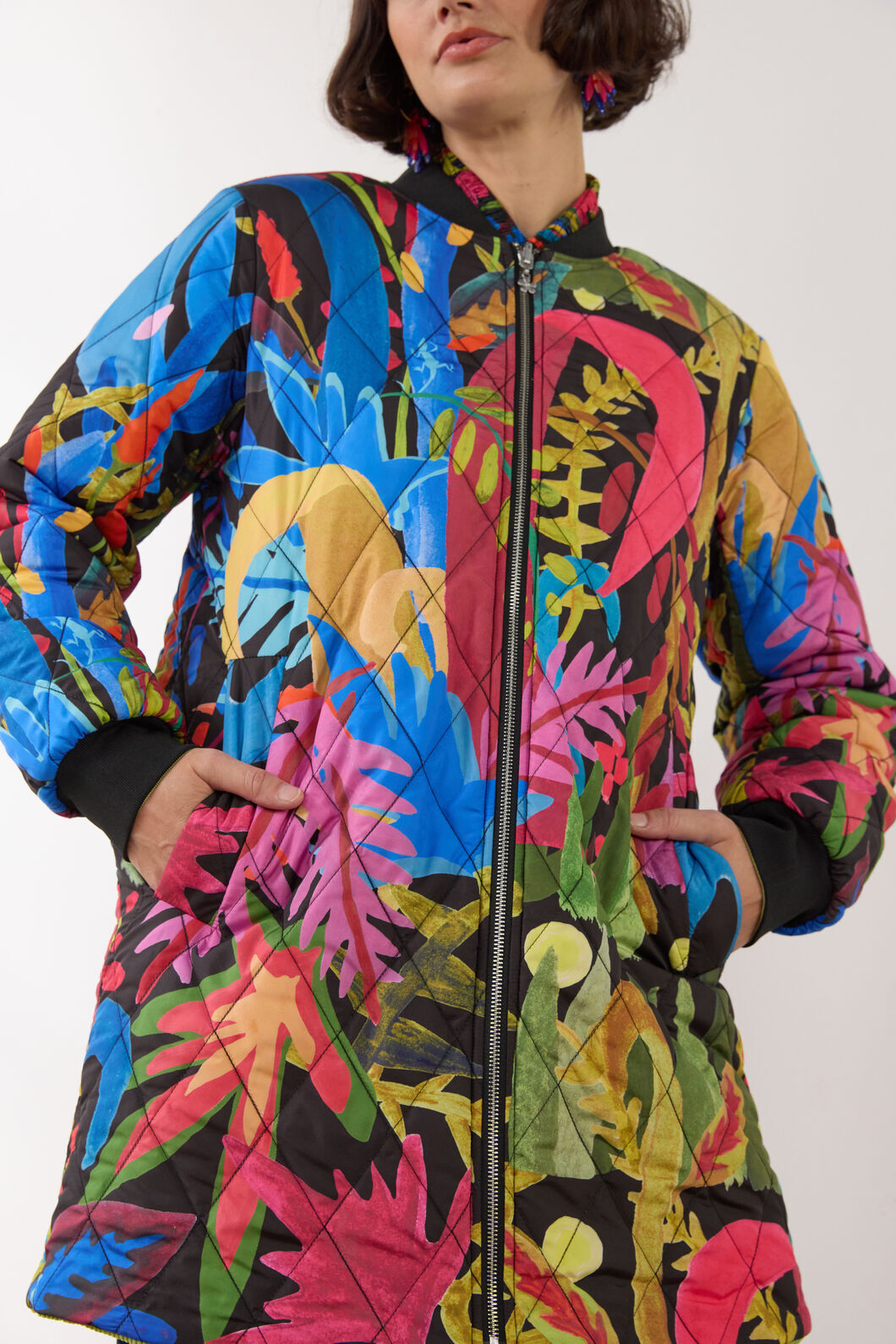 Gorman - Night Garden Quilted Coat - print