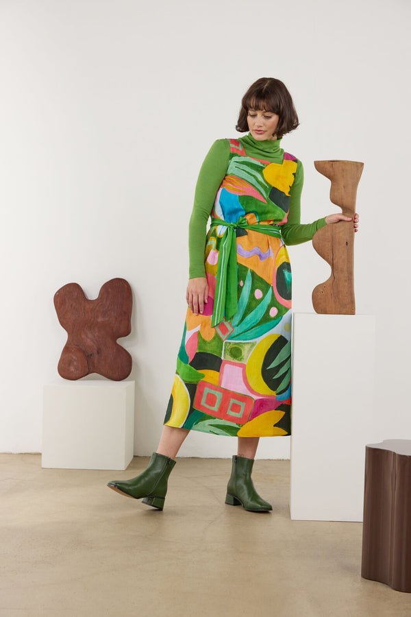 Gorman - Warm Winter Printed Midi Dress - print