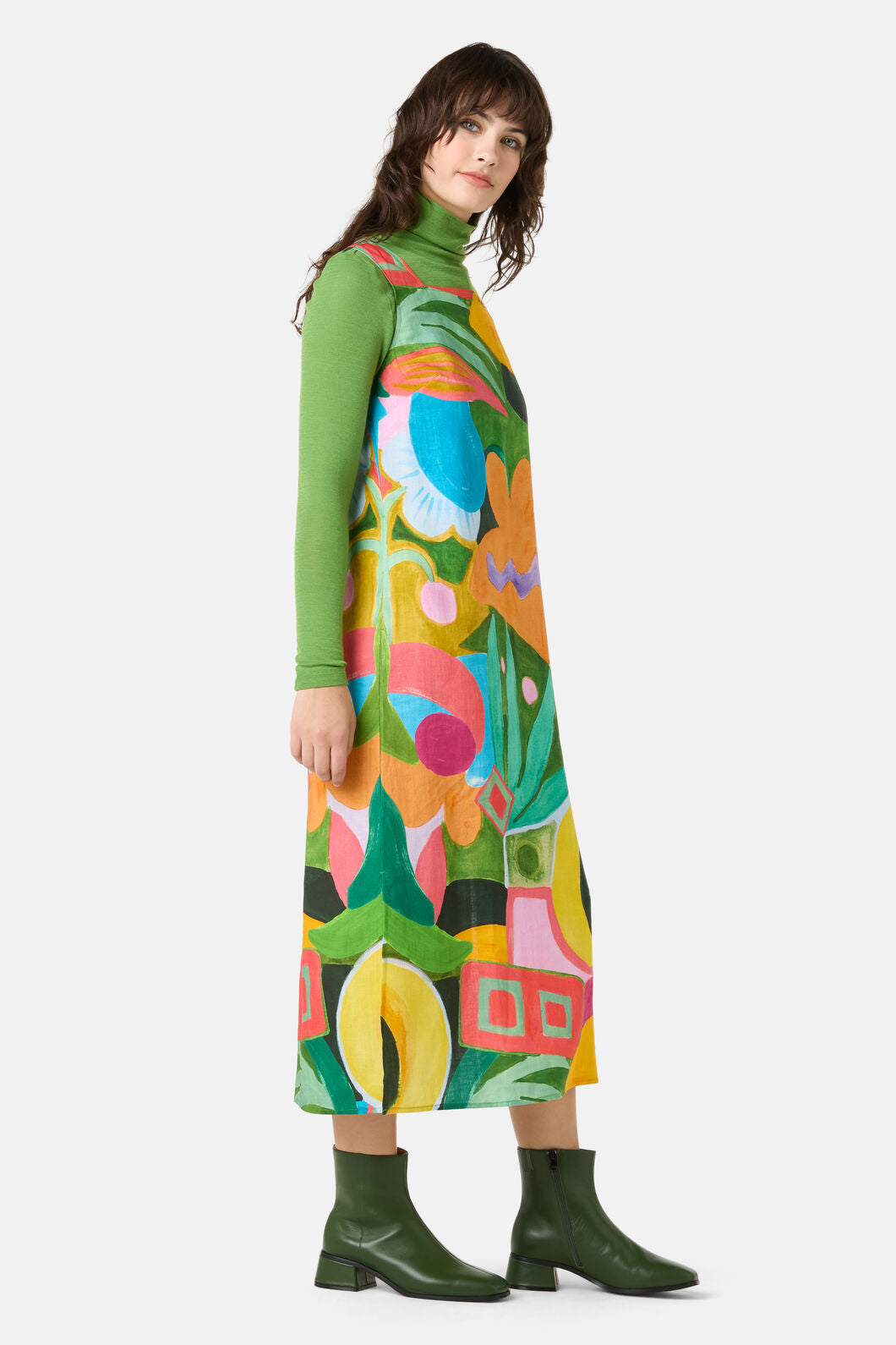 Gorman - Warm Winter Printed Midi Dress - print