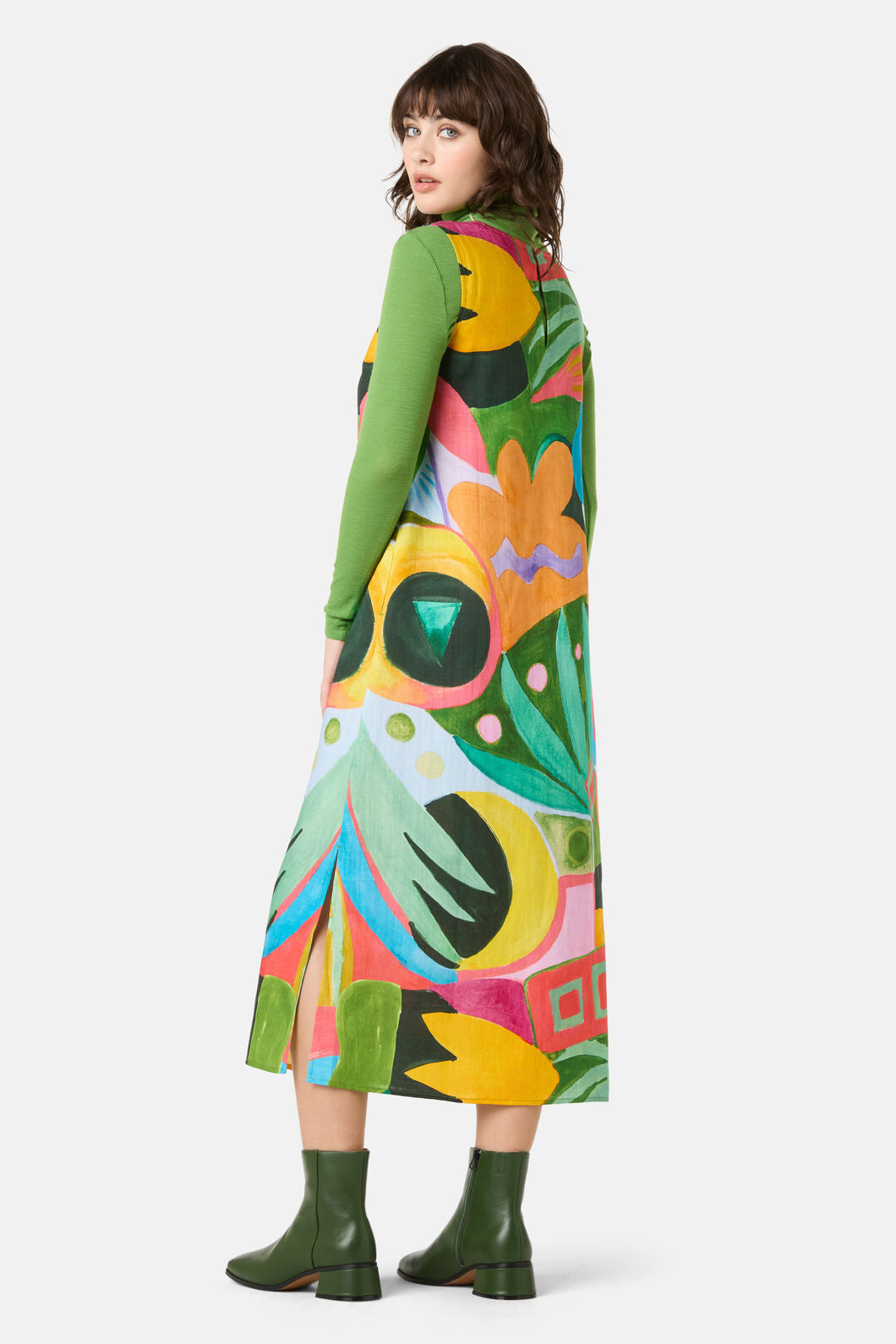 Gorman - Warm Winter Printed Midi Dress - print