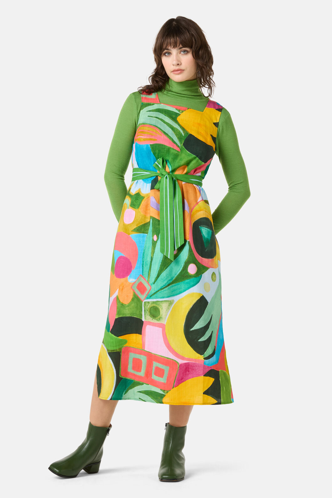 Gorman - Warm Winter Printed Midi Dress - print