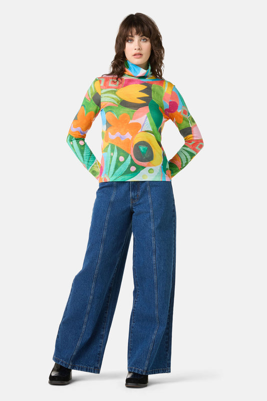 Gorman - Warm Winter Merino Polo - print