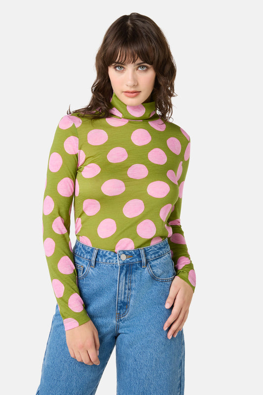 Gorman - Always Spot It Merino Polo - print