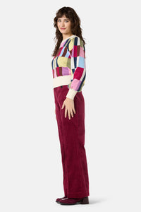 Gorman - Arty Check Knit Jumper - print