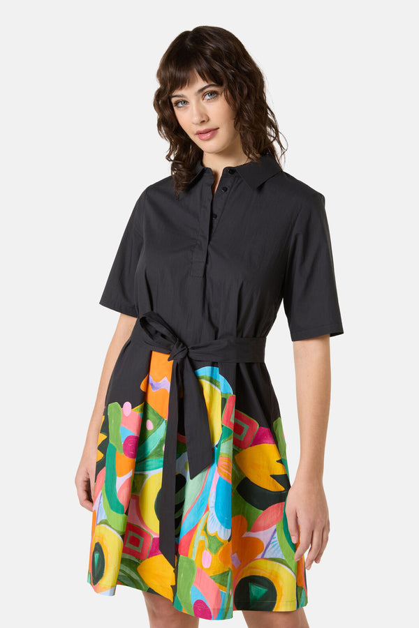 Gorman - Warm Winter Smock Dress - print