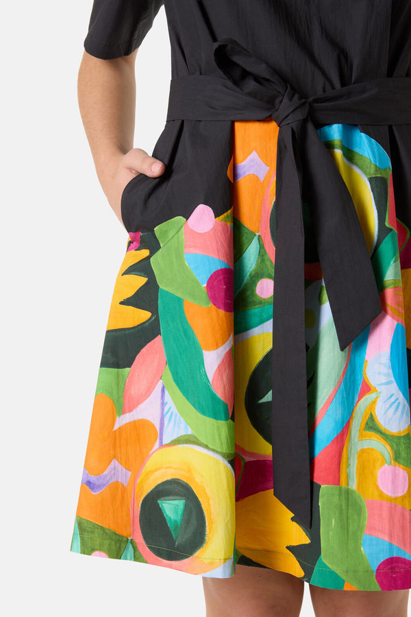 Gorman - Warm Winter Smock Dress - print