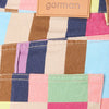 Arty Check Wide Denim Jean