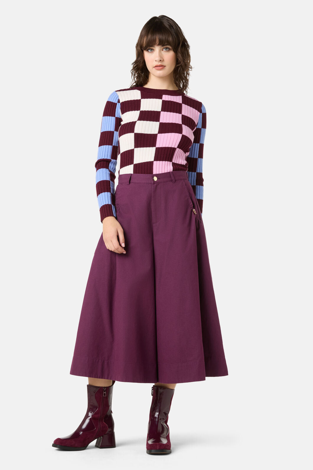 Gorman - Monica Toggle Skort - deep-purple