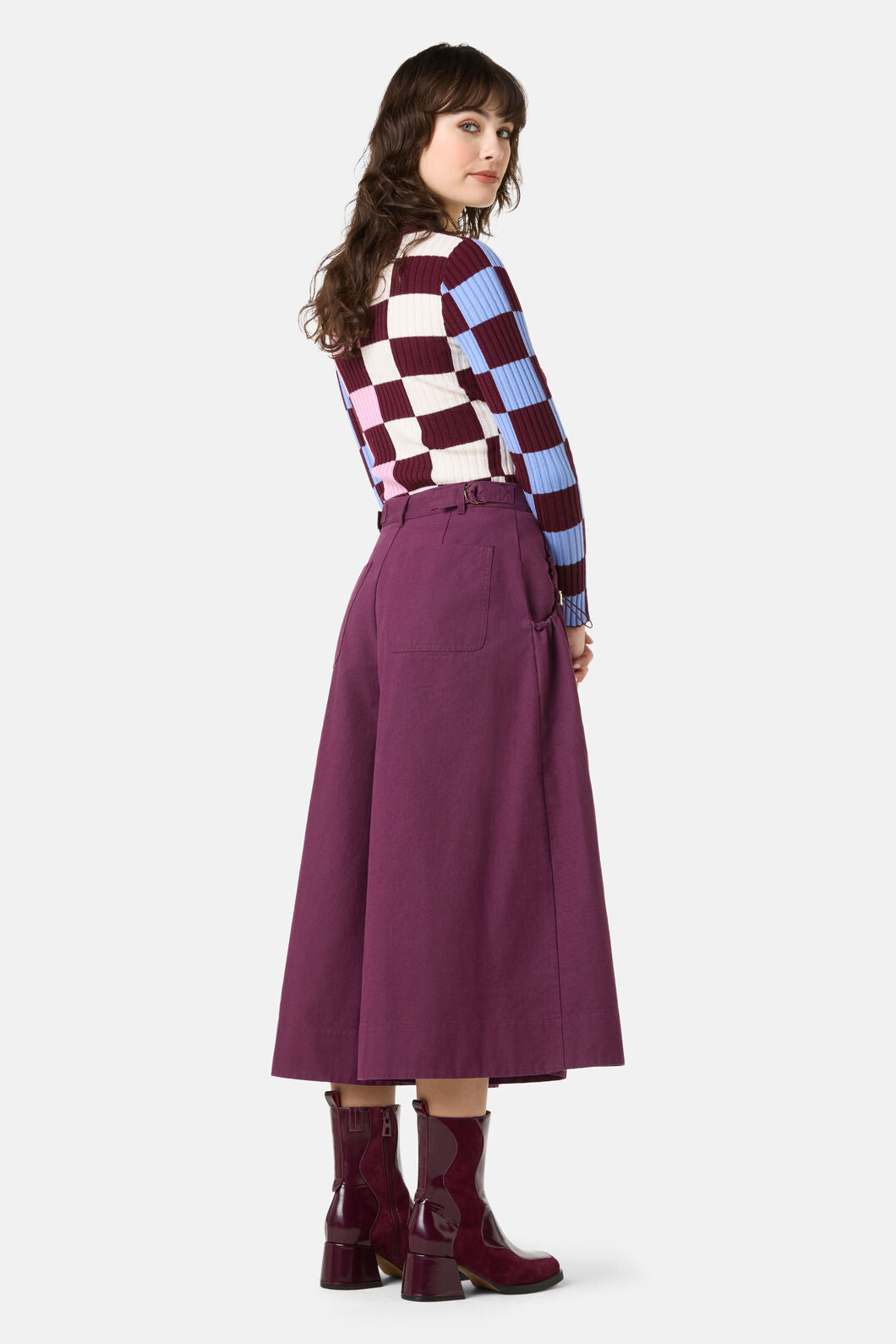 Gorman - Monica Toggle Skort - deep-purple