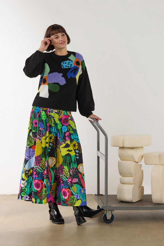 Gorman - Electric Eden Cotton Skort - print