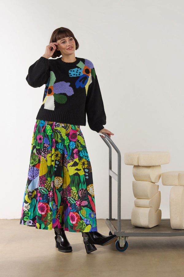 Gorman - Electric Eden Cotton Skort - print