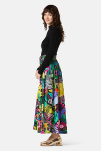 Gorman - Electric Eden Cotton Skort - print