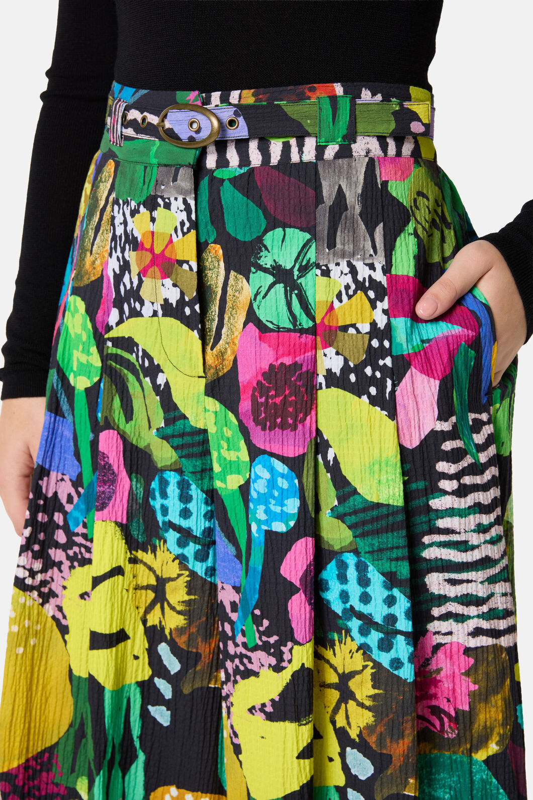 Gorman - Electric Eden Cotton Skort - print
