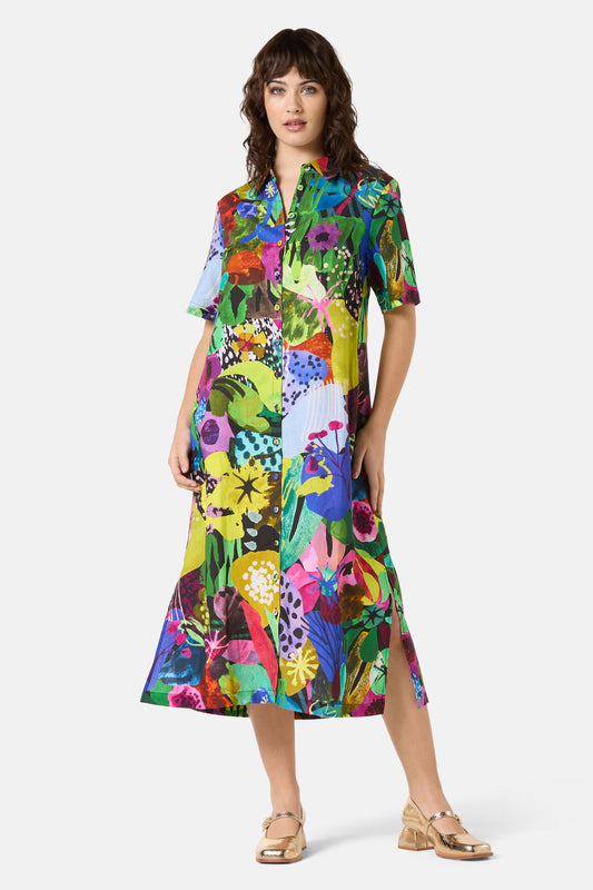 Gorman - Electric Eden Shirt Dress - print