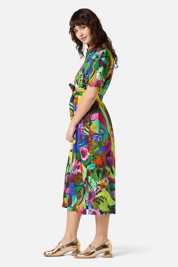 Gorman - Electric Eden Shirt Dress - print