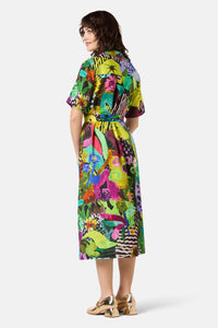 Gorman - Electric Eden Shirt Dress - print