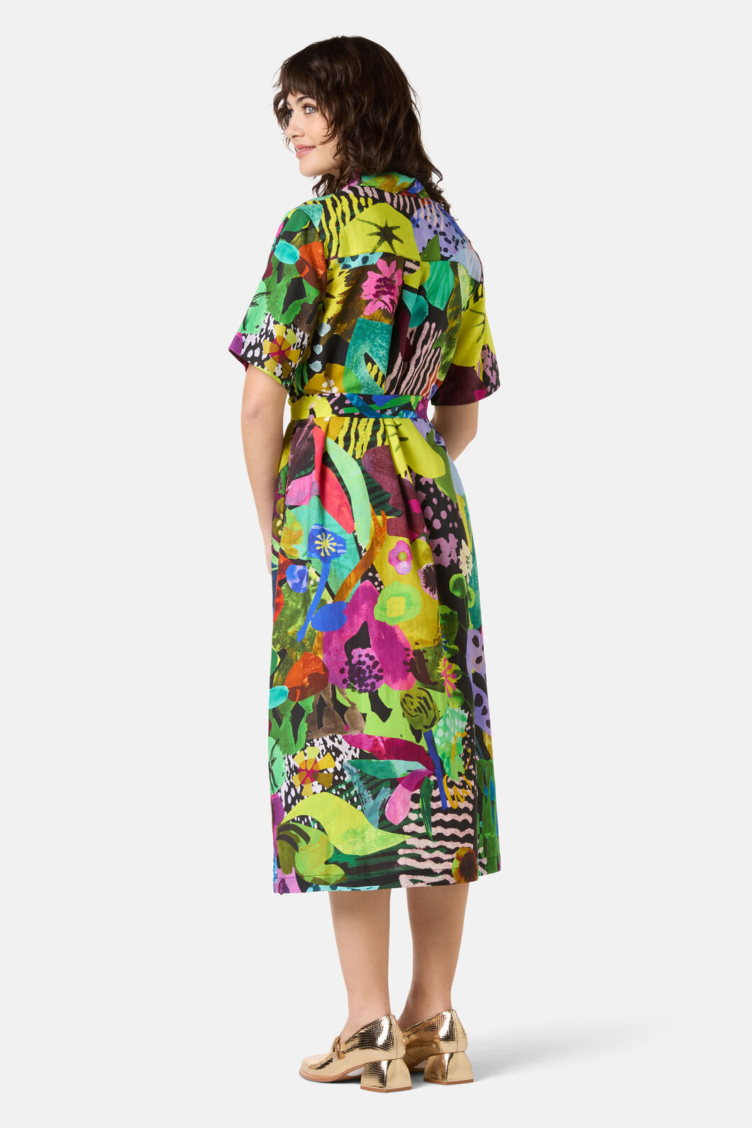 Gorman - Electric Eden Shirt Dress - print