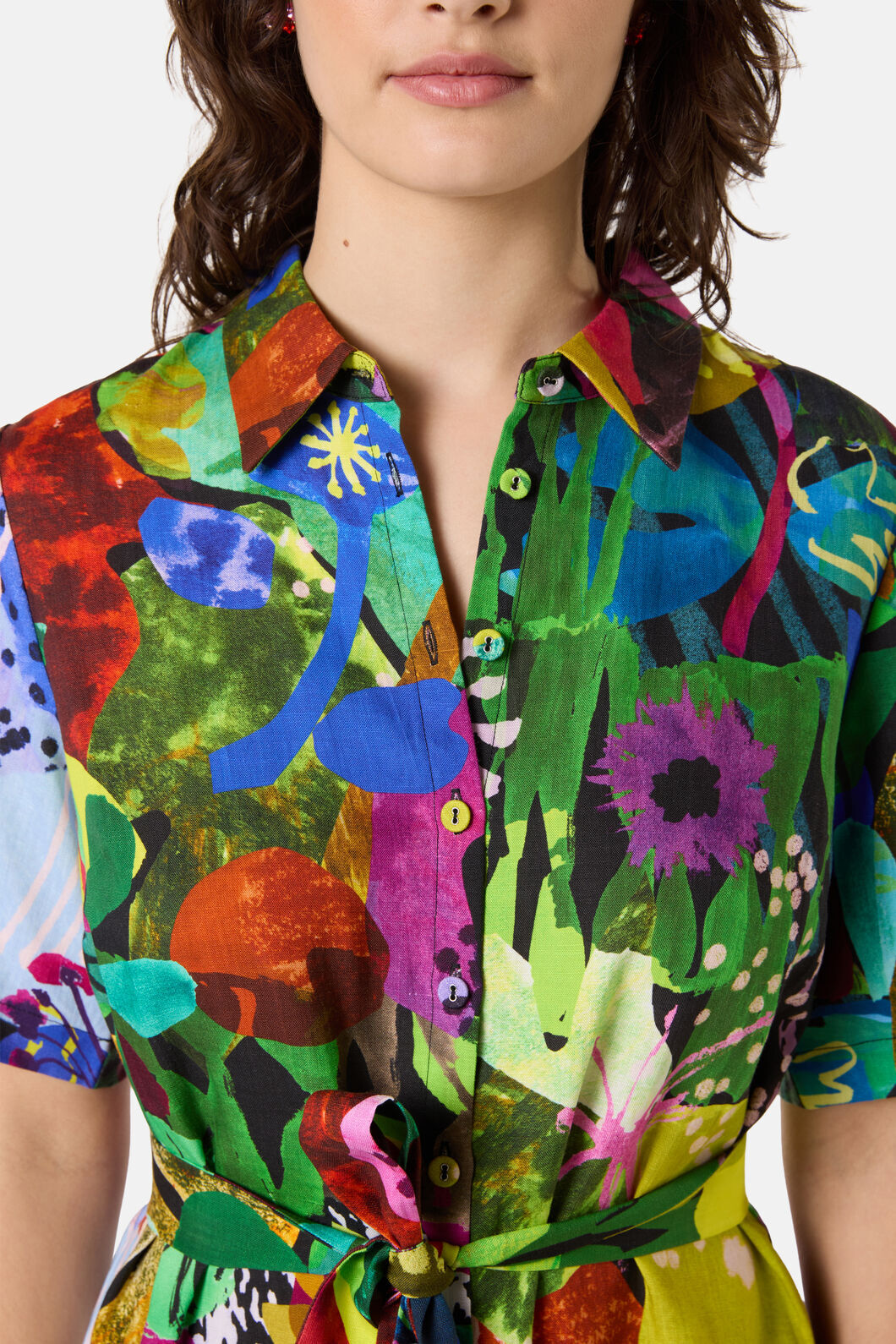 Gorman - Electric Eden Shirt Dress - print