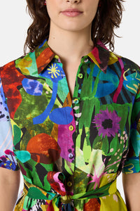 Gorman - Electric Eden Shirt Dress - print