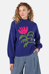 Gorman - Moroccan Flower Jumper - blue