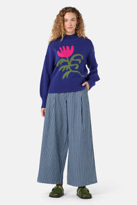 Gorman - Moroccan Flower Jumper - blue