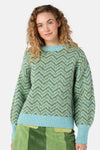 Gorman - Moroccan Stripe Jumper - green