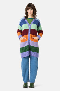 Gorman - Palette Pop Wide Stripe Cardigan - stripe