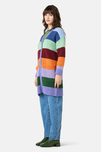 Gorman - Palette Pop Wide Stripe Cardigan - stripe
