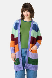 Gorman - Palette Pop Wide Stripe Cardigan - stripe