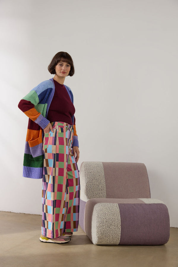 Gorman - Palette Pop Wide Stripe Cardigan - stripe