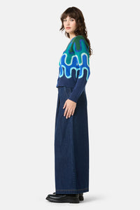 Gorman - Squiggle Cardigan - stripe