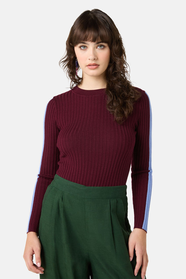 Gorman - Amelia Knit Top - brown