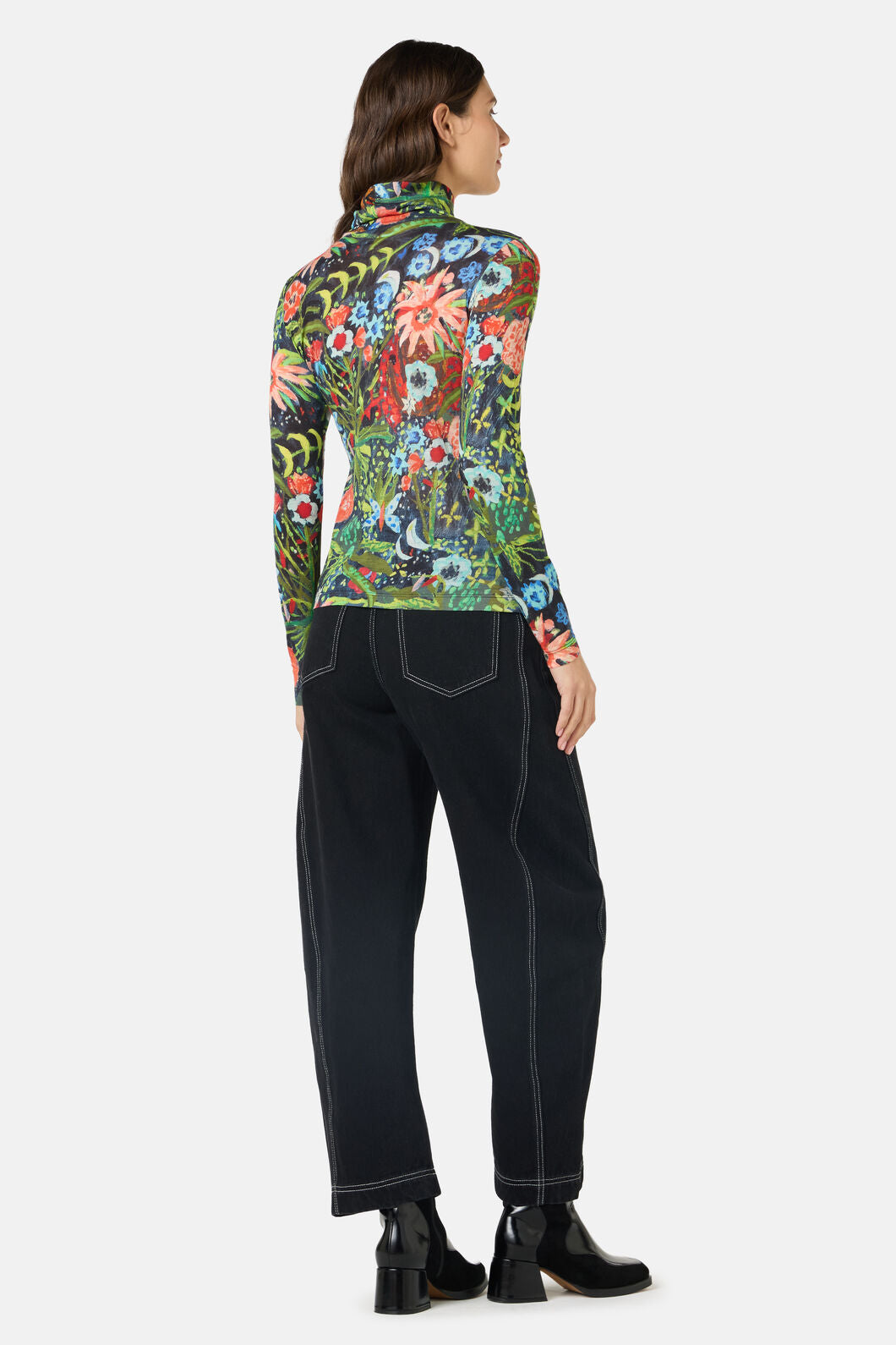 Gorman - The Garden Merino Polo - print