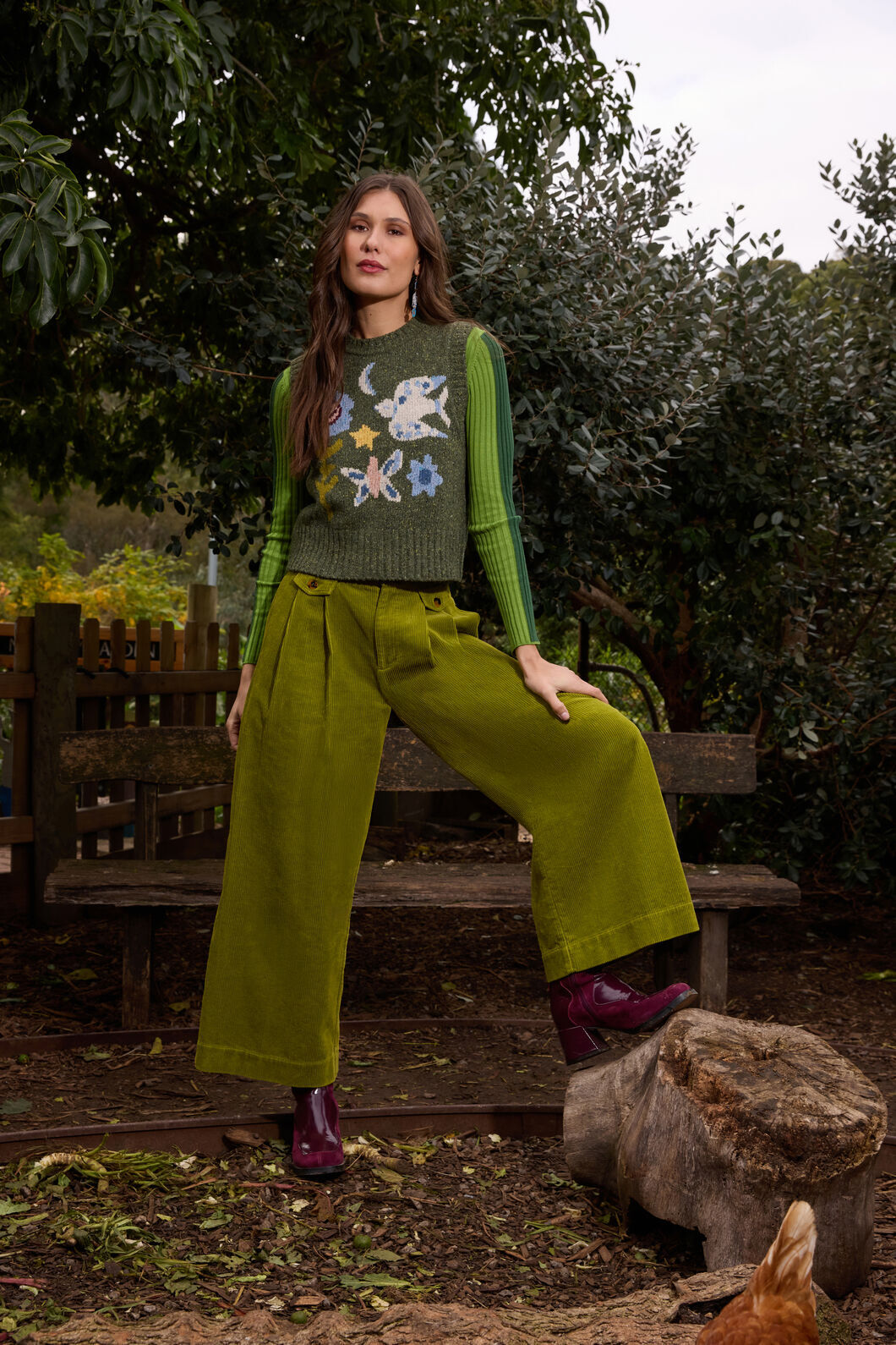 Gorman - Emilio Cord Pants - green