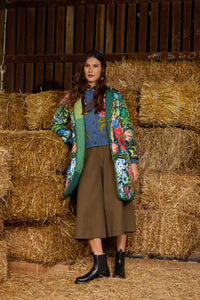 Gorman - The Garden Reversible Coat - print