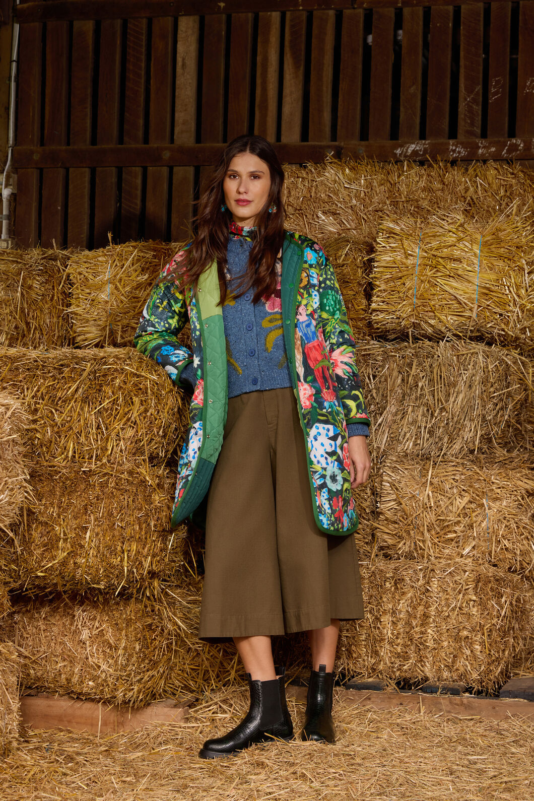 Gorman - The Garden Reversible Coat - print