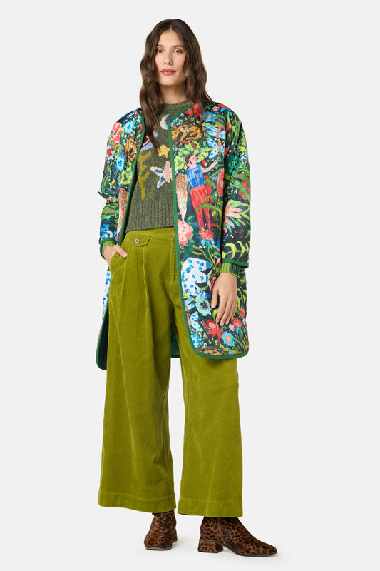 Gorman - The Garden Reversible Coat - print