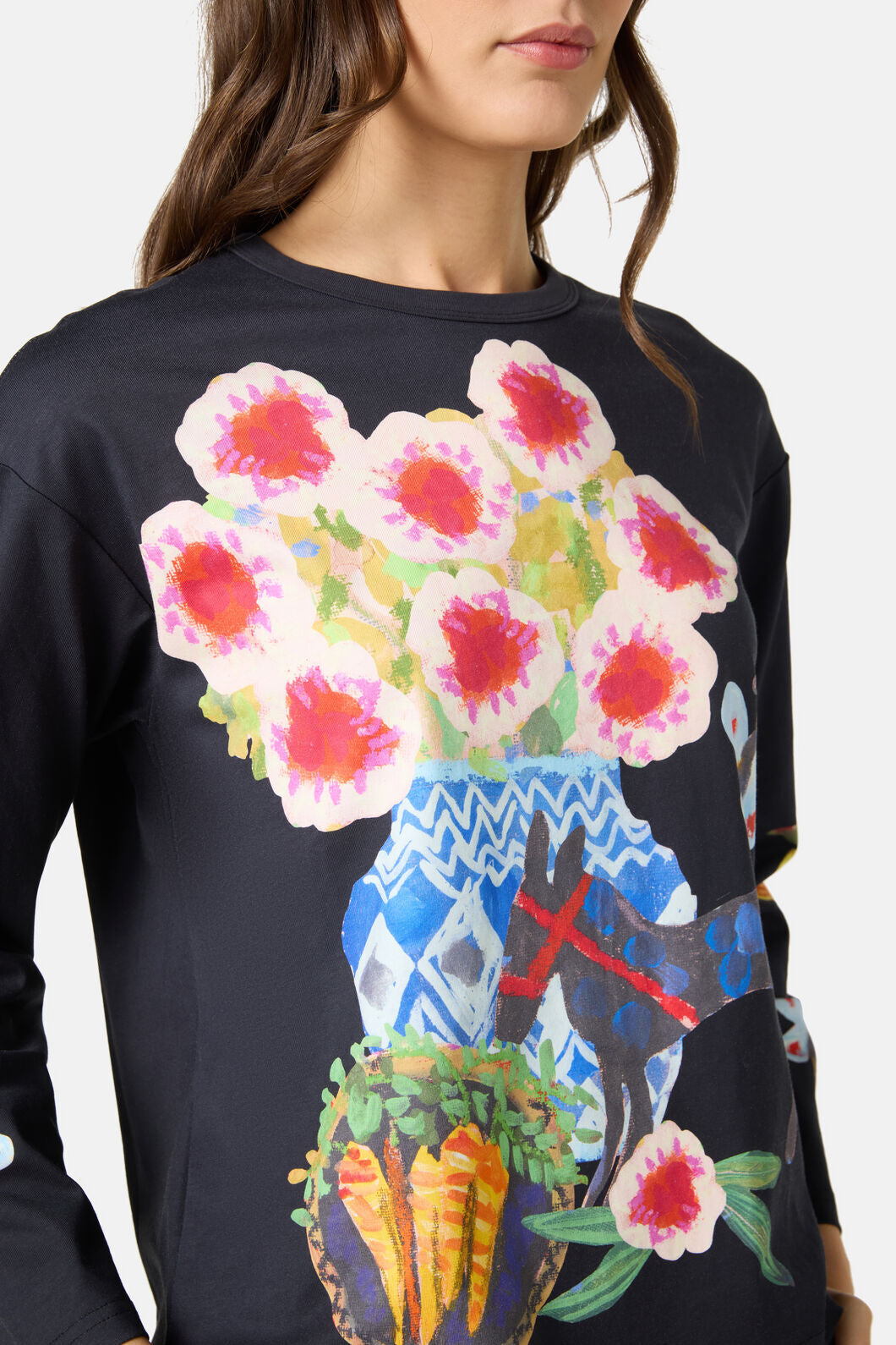 Gorman - Garden Table Long Tee - black