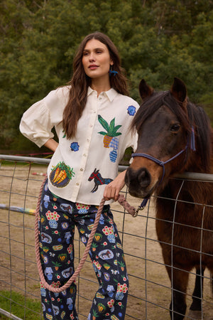 Gorman - Garden Table Shirt - white